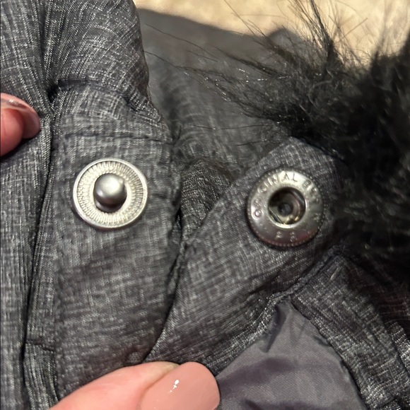 Women’s Black ankle length Puffer Coat with Hood - Picture 4 of 9